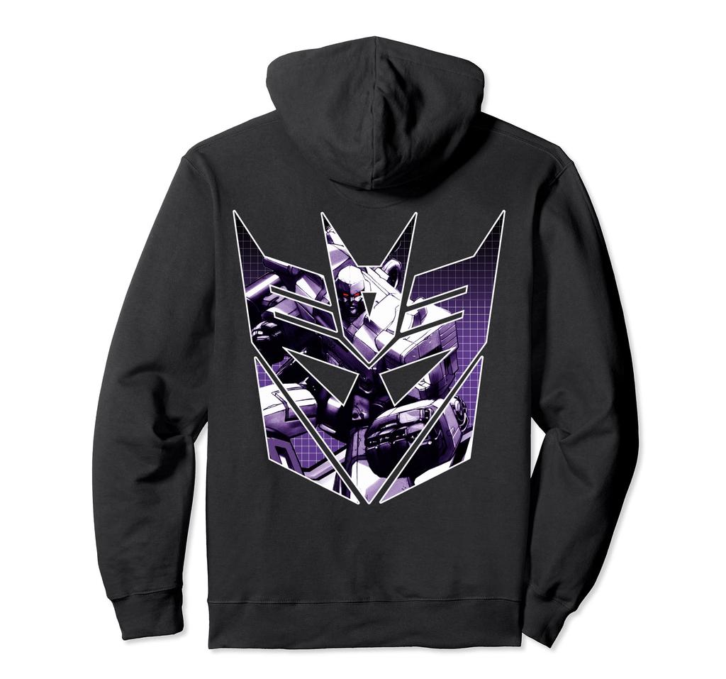 Transformers Logo Decepticon Shield Megatron Hoodie