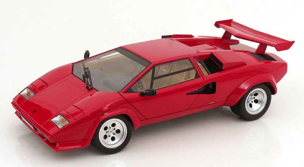 

Scale Lamborghini Countach LP 5000S QV 1985 RED Diecast Car KK-SCALE 1/12 (KKDC120141) [Used]