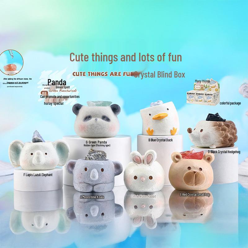 Mythische Tier-Serie: Antike neunschwänzige Fuchs Blind Box Figur zur Schlafzimmerdekoration