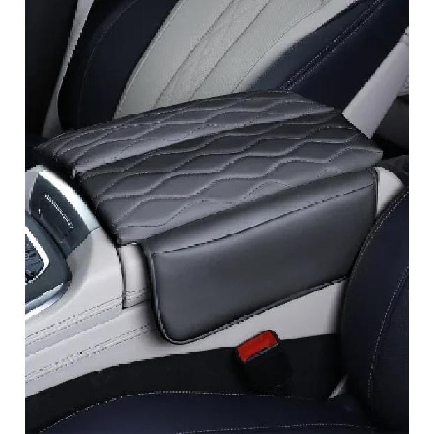 

For BMW X5 G05 X7 G07 - X6 G06 - Center Console Cover Leather Armrest Storage Box Cushion Car Accessories Black PU