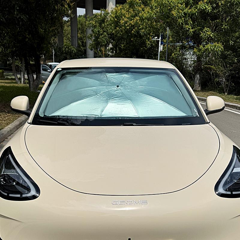 For Geely Xingyuan EX2 eMAS 5 Car Windshield Sun Shade Foldable Sunshade Umbrella UV Protection Heat Insulation Sun Visor