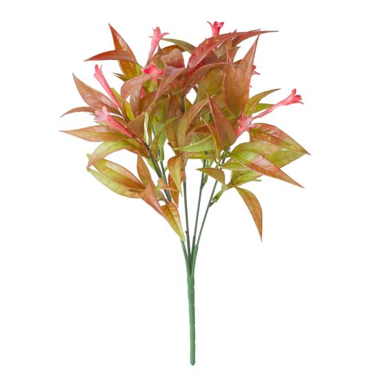 Artificial Plant Realistic with Stems Non-withering No Watering 4 Branches Home Decoration