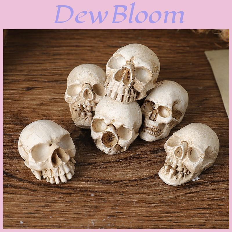 Halloween Skull Decor Miniature Resin Figurine For Party And Gift Giving