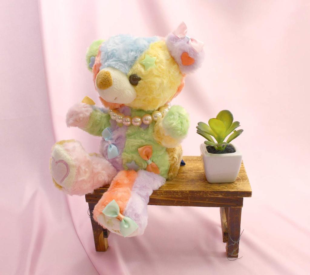 KAWAII Bear Pastel Hand Puppet