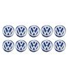 Car Key Shell Remote Control Sticker Round Shape Logo For Volkswagen VW Passat Golf 4 5 6 7 GTI Rline Tiguan Bora Polo Jetta Zj4