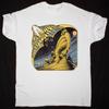 Vtg IRON BUTTERFLY Kapela Těžká Bavlna Bílé Plné Velikosti Unisex Tričko