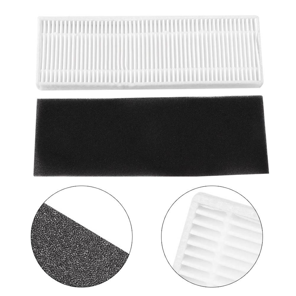 6ks Filtrové sady pro vysavač Náhradní díly Vhodné pro zametacího robota Ilife A7