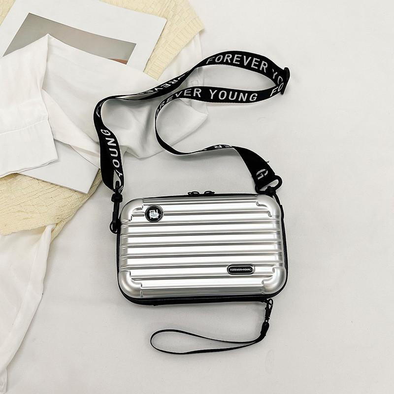 Stylish 2024 Trendy Pvc Small Square Crossbody Bag Casual Spring Shoulder Bag