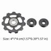 Sealed Bearing Bike Jockey Wheel Aluminum Zinc Zinc Alloy Bicycle Bearing for 2pcs Road Bike