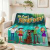 Cool Scoobydoo Cartoon Anime Blanket Comfortable Skinfriendly Throw Blanket For Living Room Bedroom Recliner Party Decor Christmas Gift