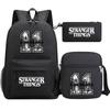 Stranger Things Star Printing Teen Student School Bag Three-Piece Men'S And Women'S Backpack