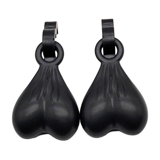 Yousheng 2 Pcs Shoe Nuts for Hole Shoes, Funny Ball Sack Shoe Charms, Novelty Shoe Accessories, Gag Gifts for