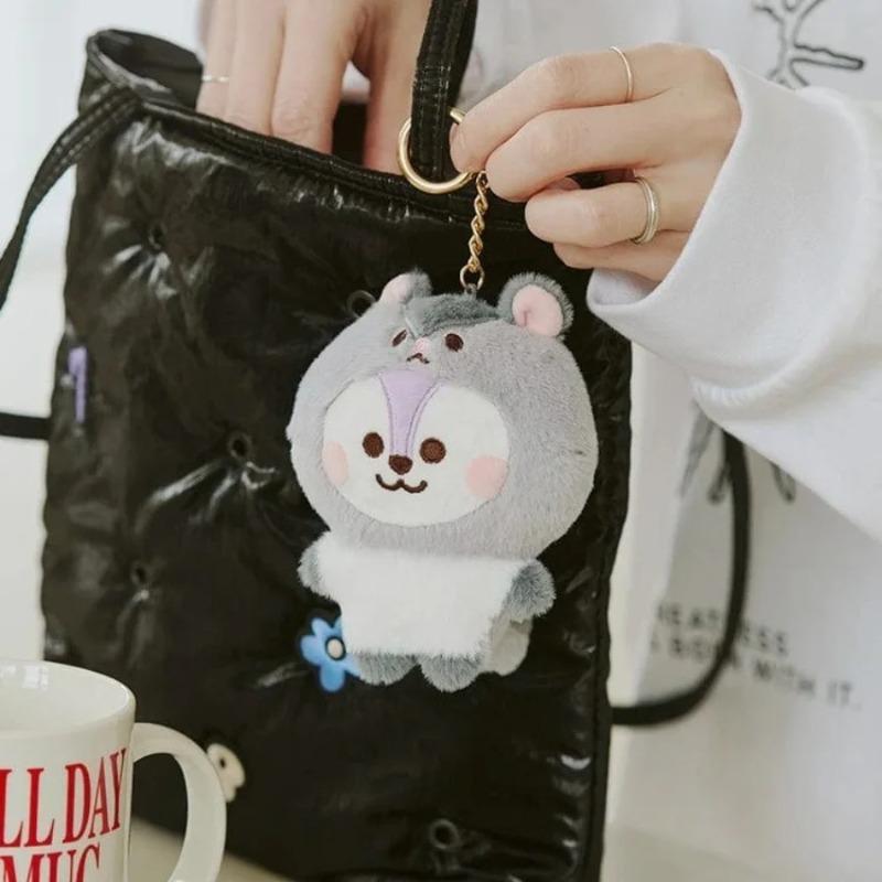 B T2 1 Baby Animal Series, Plush Doll Keychain Pendant, Cute Celebrity Merchandise, Lovely Doll Pendant Gift.