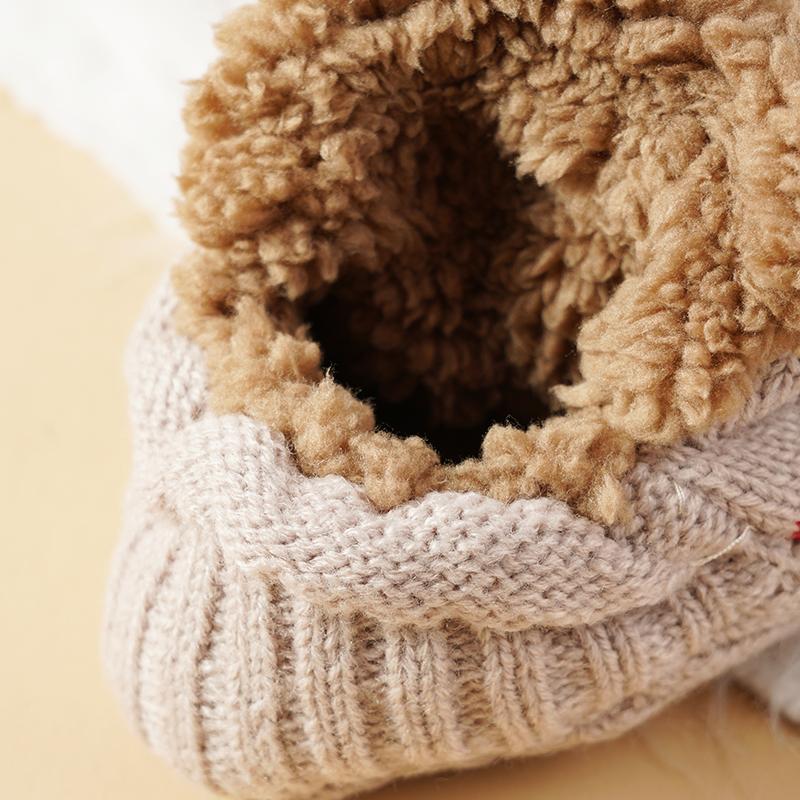 Plus Size Fall and Winter Floor Socks Home Warm Women's Men's Snow Socks Slippers Women's Non-slip Yoga Socks Sleep Carpet