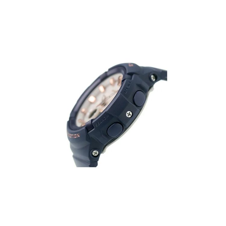 Casio Baby-G Serisi 100M Su Geçirmez Kuvars Mekanizmalı Reçine Kayışlı Saat Kadın saatleri Beyaz BGA-280BA-2A