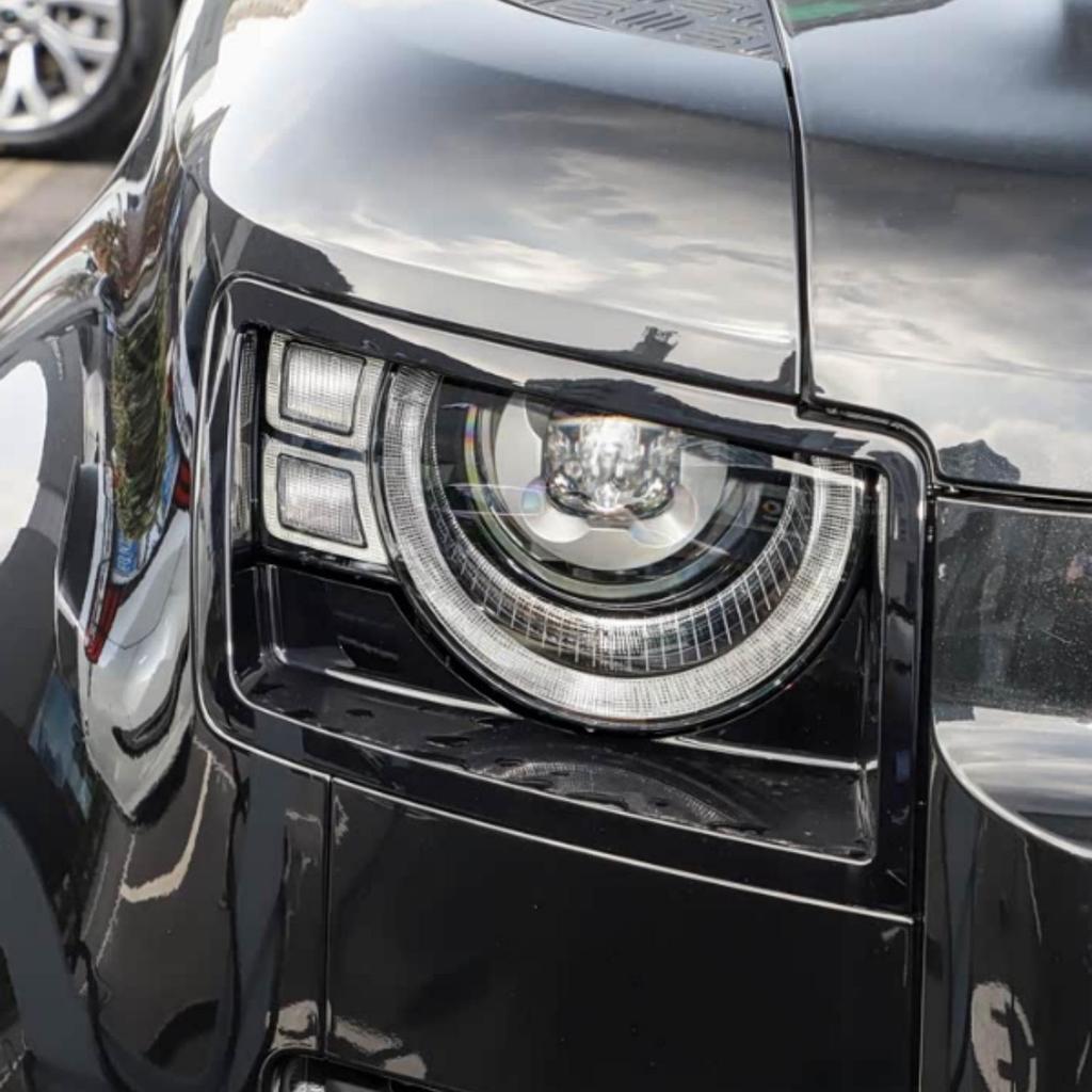 Land Rover Defender '20-'22 Headlight Cover: Transparent Front Lampshade Housing