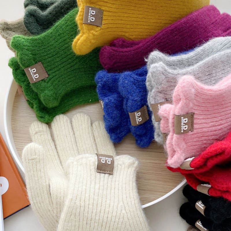 LALA Super Fine Wool Knit Gloves