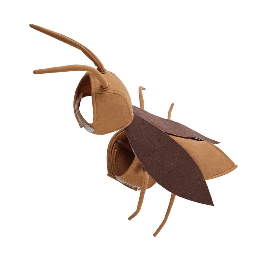 Dog Roach Costume Pranks Halloween Pet Animal Soft Costume Cockroach Coat Theme Cosplay Accessories
