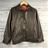 HACKO/Leather Rider Jacket/Men’s M/Brown/Full Zip/Single