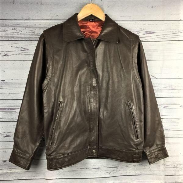 

HACKO/Leather Rider Jacket/Men’s M/Brown/Full Zip/Single
