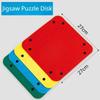 Partition Jigsaw Puzzle Disk 6 Colors Puzzle Sorting Trays Portable Puzzle Tray  Educational Toy