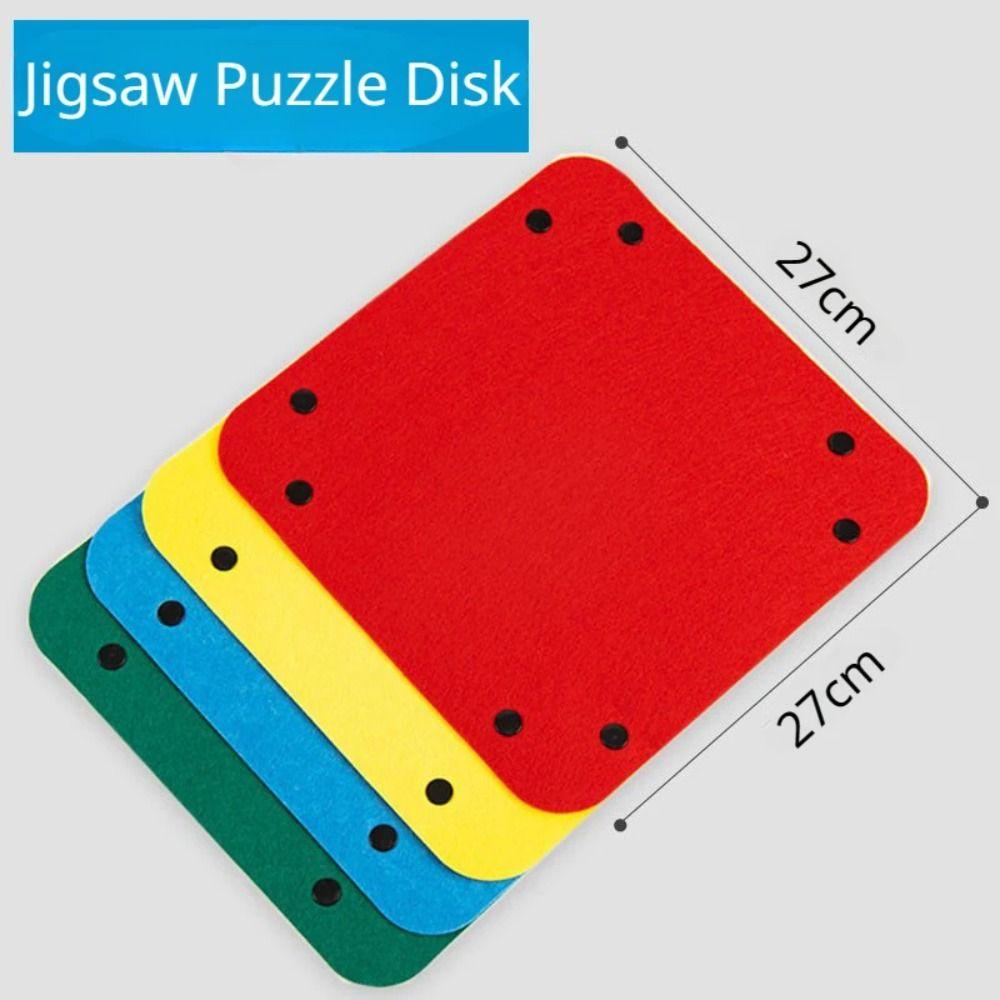 Partition Jigsaw Puzzle Disk 6 Colors Puzzle Sorting Trays Portable Puzzle Tray  Educational Toy