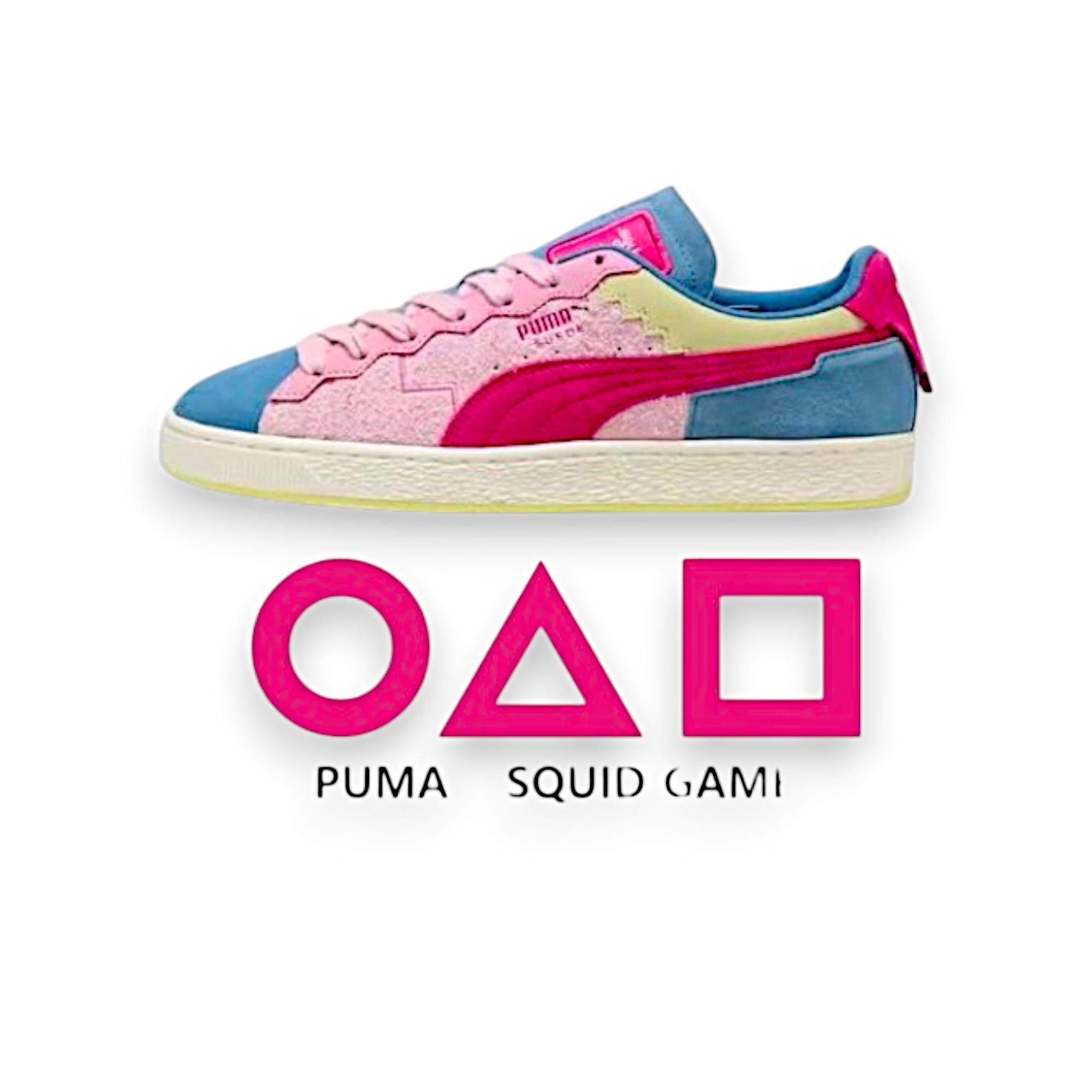 

M6W8(250mm) PUMA x Squid Game Suede Sneakers 399428-01 Footwear Unisex Shoes Sneakers Korea Sneakers