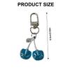 Cherry Charm Keychain Sparkling Multifunctional Crystal Accessory for Purses Backpacks and Car Women's Gift
