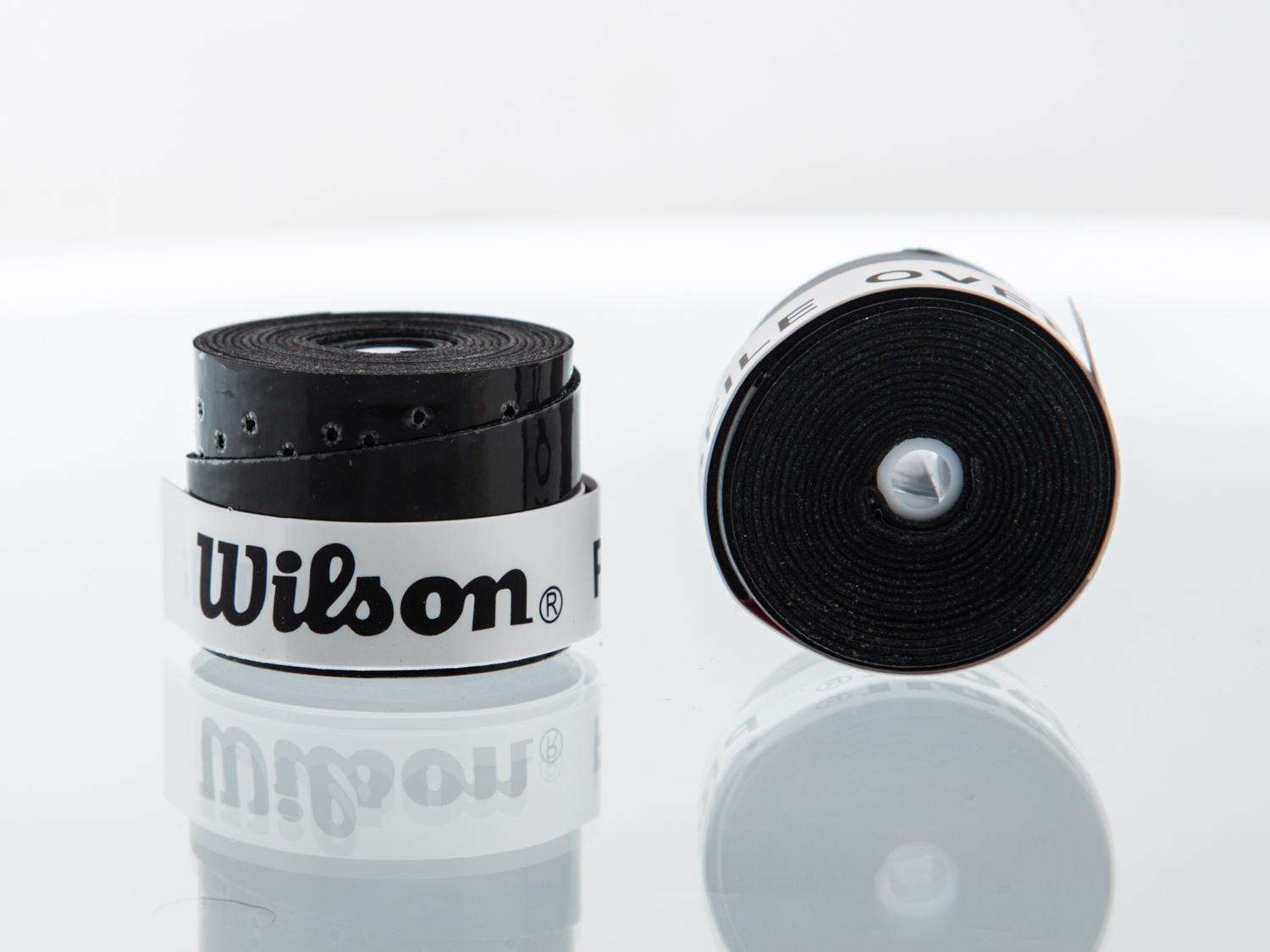 Wilson Overgrip Perforated Zwarte Tennis Grip - Perfecte Grip & Controle