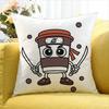 Tung Tung Tung Sahur World Various Sizes Square Pillow Case For Car Home Bedchamber Decor
