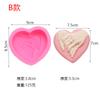 3D Heart-shaped Silicone Mold DIY Love Symbol Art Candle Plaster Soap Resin Making Chocolate Cake Molds Valentine's Day Gift