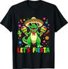 Let's Fiesta Dinosaur Cinco De Mayo Mexican Party T- Shirt