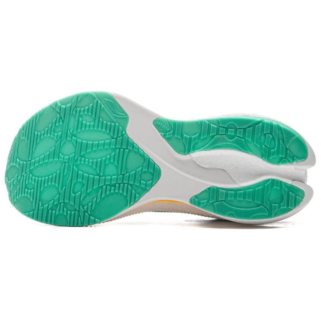 New LiNing Yueying 4PRO Cushioning Anti Slip And Wear Resistant Support Rebound Low Top Running Shoes Women's White Green ARHU014-5