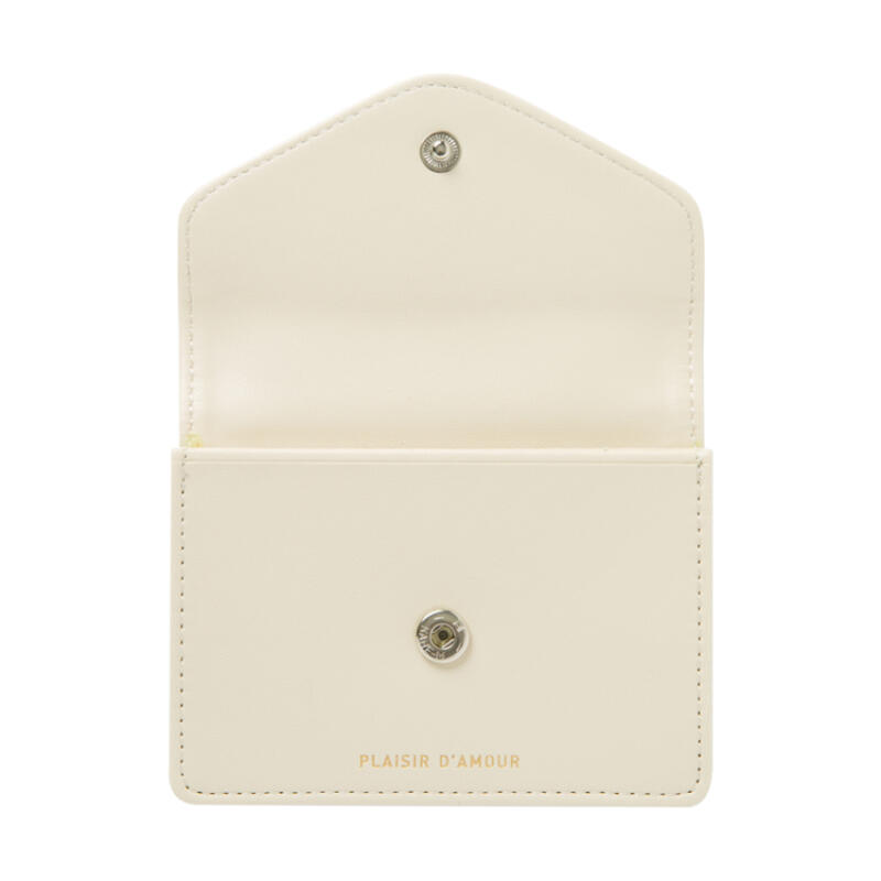 Beige Accordion Card Wallet (28002711)