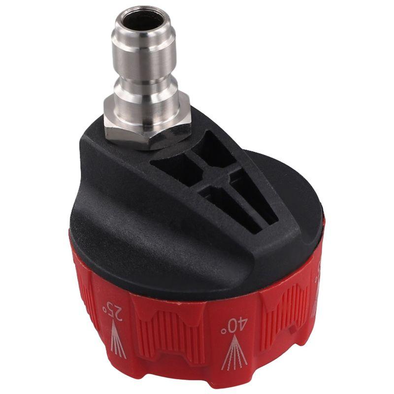 

AEE2-High Pressure Washer Nozzle Adjustable Cleaning Nozzles Adjustable Hose Nozzle Quick Connect Male Adapter