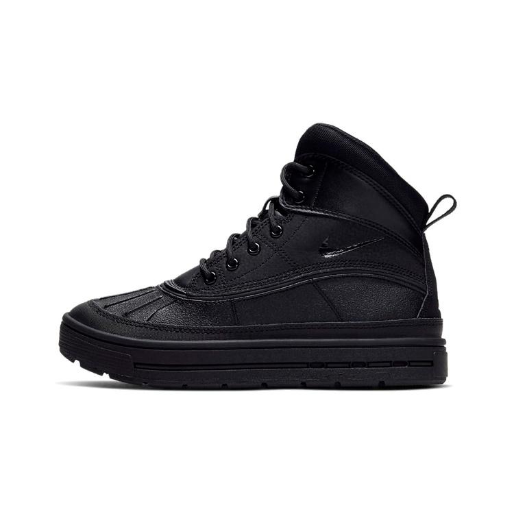 (GS) Nike Woodside 2 High Triple Black Kids 524872-004 EU 36