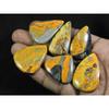37-42MM Natural Bumble Bee Jasper Pear Cabochon Loose Gemstone 06Pcs Lot C-91