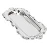 Vintage Jewelry Tray Multifunctional Exquisite Metal Decorative Tray for Dessert Fruit Snacks