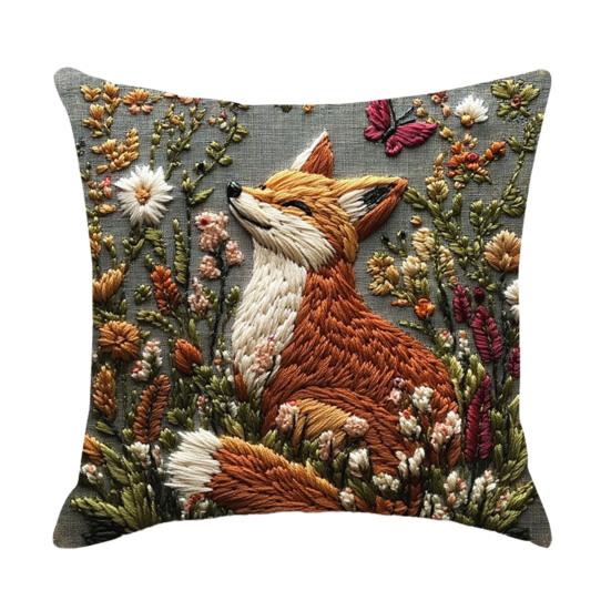 Pillow Cover Squealing Goat Donkey Rabbit Puppy Alpaca Print Cushion Case Sofa Bed Pillowcase Bedroom Dorm Home Decor