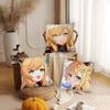 1pc Game Genshin Impact Escoffier Pillow Case Fashion Square Pillowcase Bedroom Sofa Room Ins Decoration Leisure