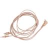 5PCS 3 Pin Core BTE Hearing Device Cable Pocket Sound Amplifier Replacement Cord