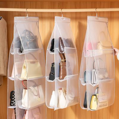 Handbag Hanging Organizer Hanging Wardrobe Organizer Three-dimensional Storage Hanging Bag Handbag Organizer for Closet