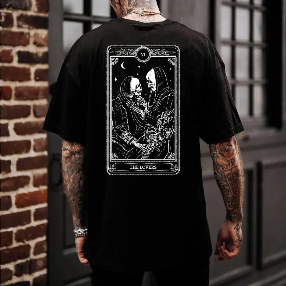 2024 Hipster Fallow Graphic Popular Men's Summer Weird Quick Dry Material Short Sleeve 3D Printed Shirt Loose Shirt Men's Cloth