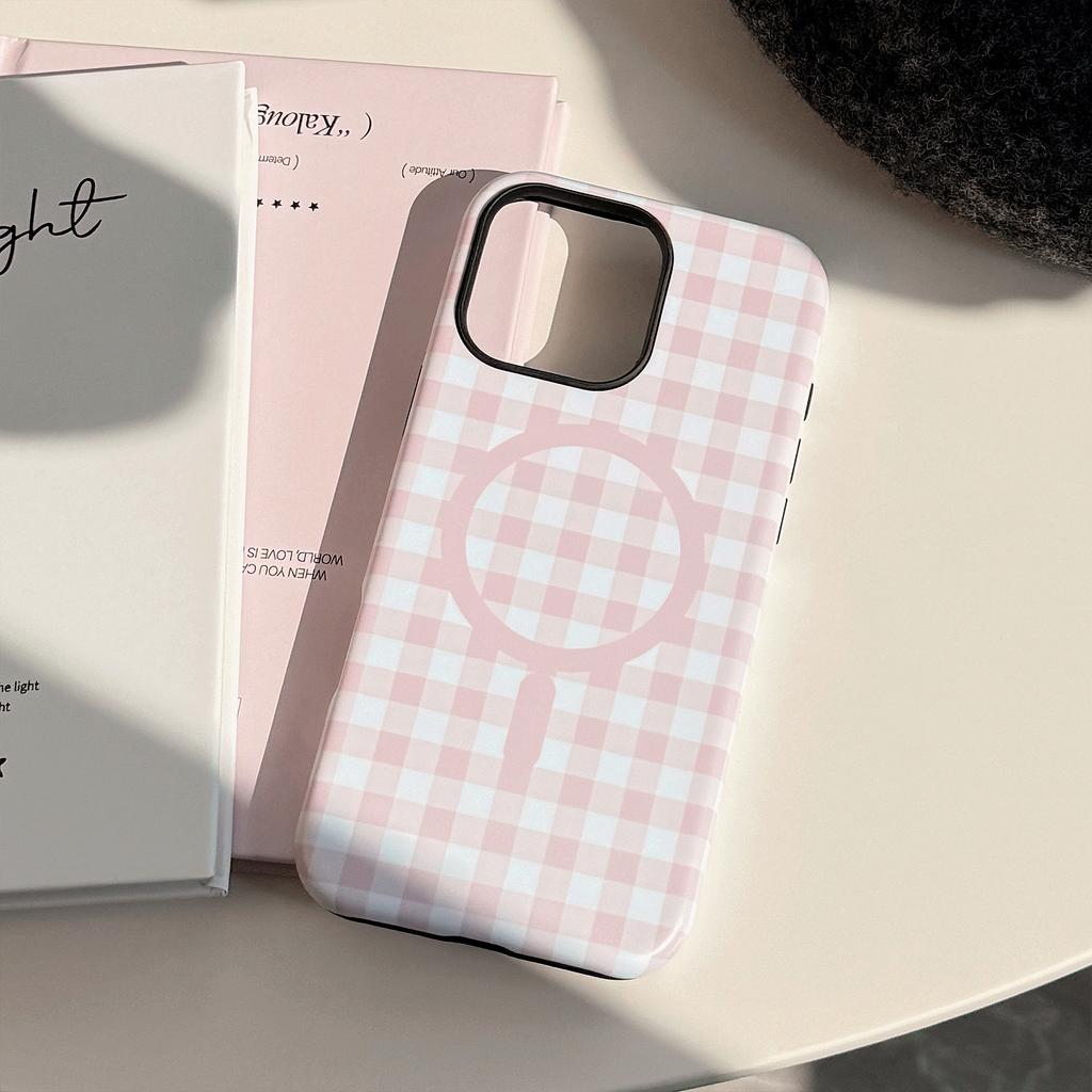 Personalized Character Pattern Magnetic Phone Case Apple IPhone 16 Promax Suitable for 13 Philin 15 Hard 14 Simple 11 Trendy