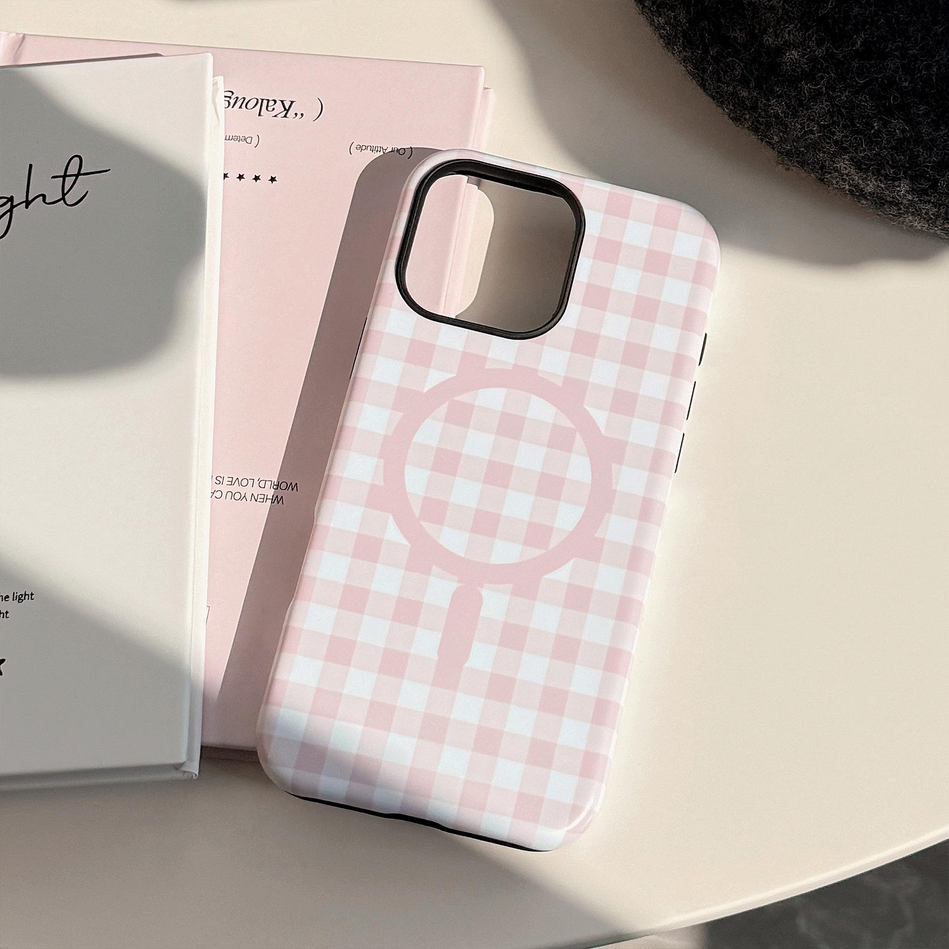 

Персонализированный чехол для телефона с магнитным креплением с рисунком персонажа Apple IPhone 16 Promax Подходит для 13 Philin 15 Жесткий 14 Простой 11 Модный 16promax