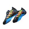 Children's football shoes Velcro sneakers leather foot broken nails tf long nails AG boys and girls primary school students training shoes