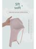 Nude Seamless Women's Underwear Set: Soft Support, No Steel Ring, Fixed Cup Sleeping Bra