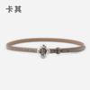 Flower Pin Buckle Leather Women'S Thin Belt Cowhide Women'S Jeans Casual Pants Women'S Belt