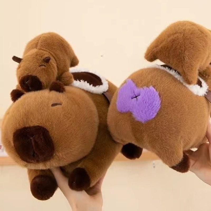 Plush Toy Capybara Room Decoration Ornaments Children Christmas Holiday Gift
