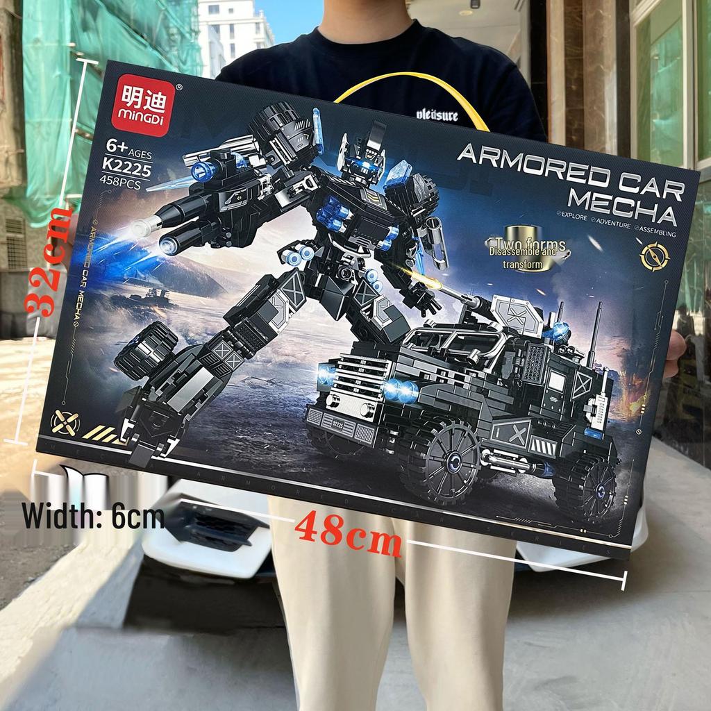 Children's Space Exploration Vehicle Building Blocks - Interlocking Educational Toy Gift for Boys